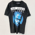 古着 used　ICE CUBE　半袖プリントTシャツ　ラップ　ヒップホップ　クルーネック　レトロデザイン　黒　ブラック　Sサイズ