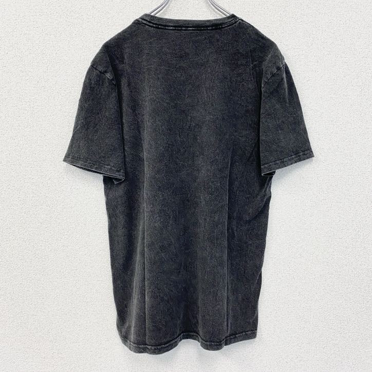 古着 used　ICE CUBE　半袖プリントTシャツ　ラップ　ヒップホップ　クルーネック　レトロデザイン　黒　ブラック　Sサイズ