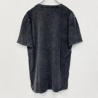 古着 used　ICE CUBE　半袖プリントTシャツ　ラップ　ヒップホップ　クルーネック　レトロデザイン　黒　ブラック　Sサイズ