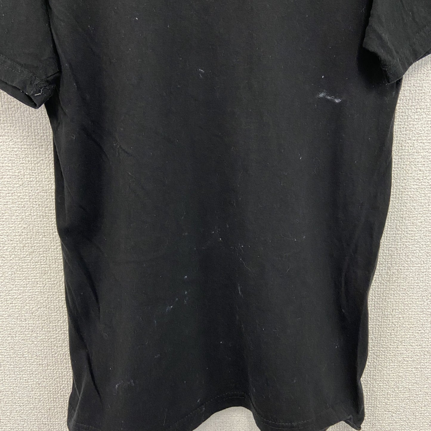 古着 used　BLACK MATTER　半袖プリントTシャツ　エイリアン　カジュアルデザイン　黒　クルーネック　レトロ　Sサイズ