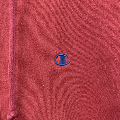 Champion　チャンピオン　リバースウィーブ　スウェットパーカー/フーディー　目無し　赤　レッド　Sサイズ