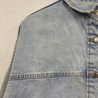 ZARA　ザラ　デニムジャケット/Gジャン　デカポケット　インディゴ　XSサイズ