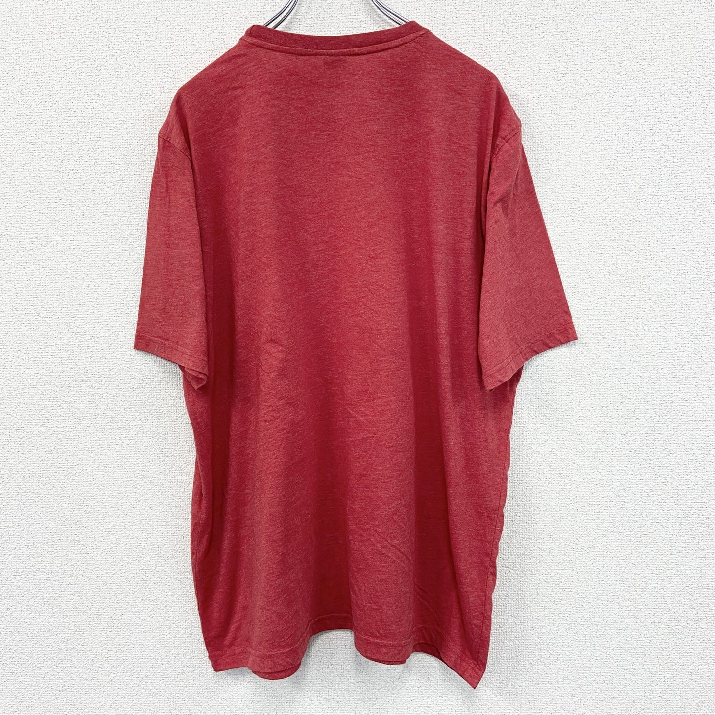 古着 used　Disney ディズニー　半袖プリントTシャツ　7人の小人　おこりんぼ　カジュアル　赤　クルーネック　XLサイズ