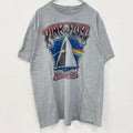 古着 used　PINK FLOYD　ピンク・フロイド　半袖バンドプリントTシャツ　クルーネック　レトロ　灰　グレー　XLサイズ