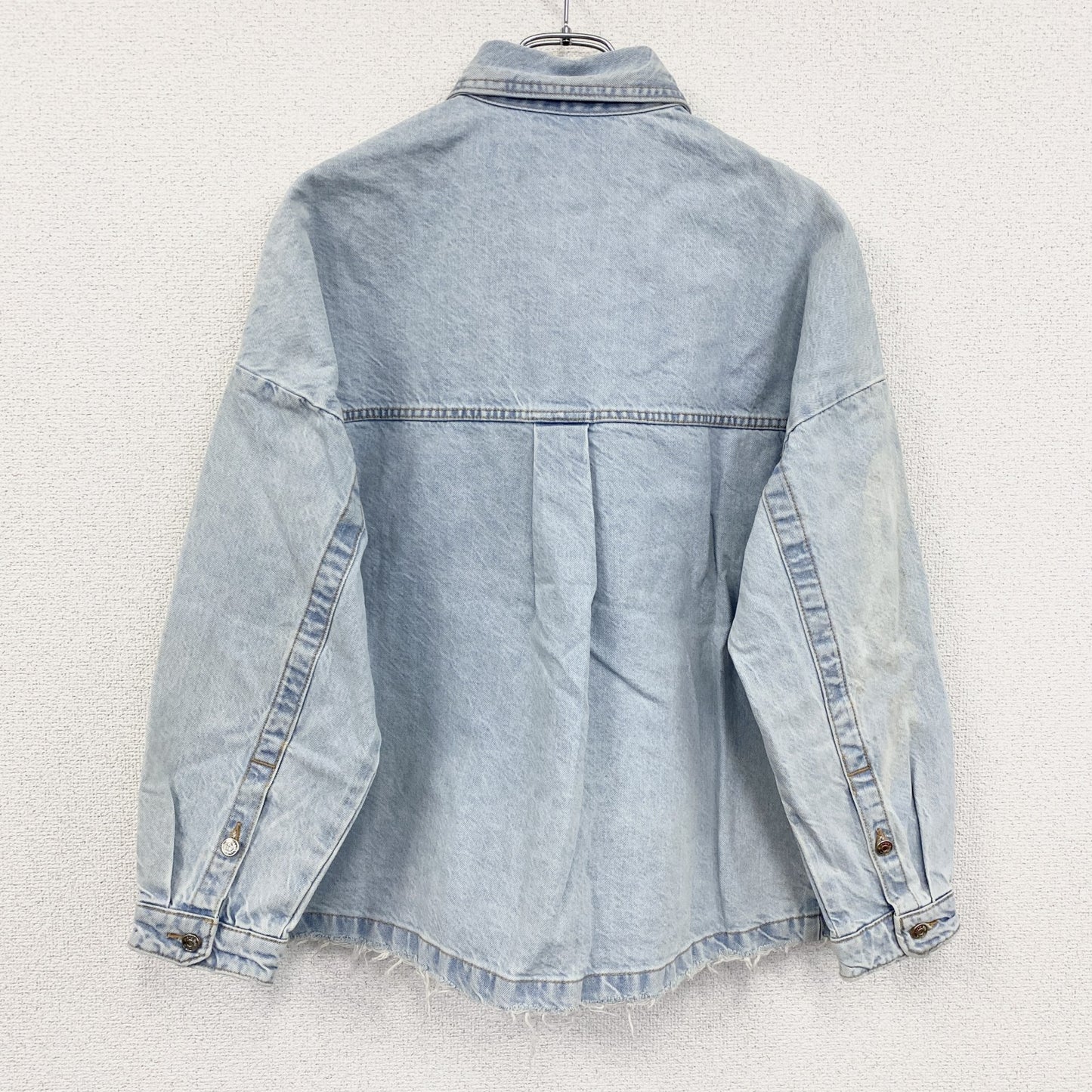 ZARA　ザラ　デニムジャケット/Gジャン　デカポケット　インディゴ　XSサイズ