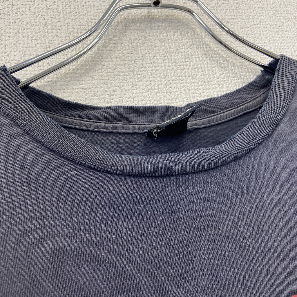 Polo by Ralph Lauan　ラルフローレン　半袖プリントTシャツ　フェード　紺　ネイビー　Lサイズ