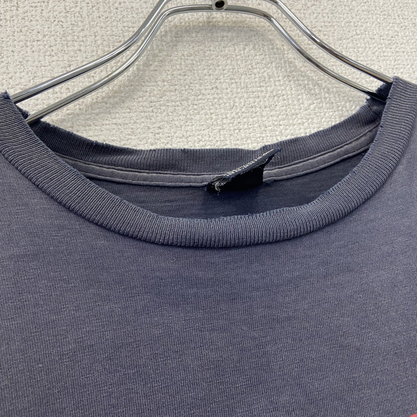 Polo by Ralph Lauan　ラルフローレン　半袖プリントTシャツ　フェード　紺　ネイビー　Lサイズ