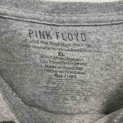 古着 used　PINK FLOYD　ピンク・フロイド　半袖バンドプリントTシャツ　クルーネック　レトロ　灰　グレー　XLサイズ