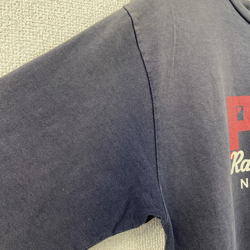 Polo by Ralph Lauan　ラルフローレン　半袖プリントTシャツ　フェード　紺　ネイビー　Lサイズ