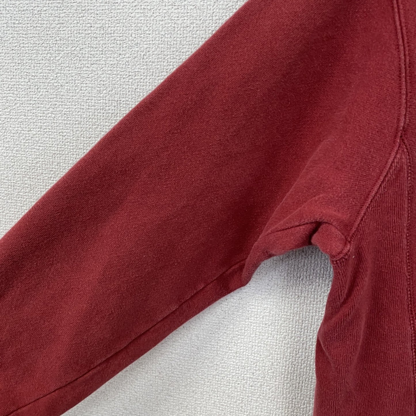 Champion　チャンピオン　リバースウィーブ　スウェットパーカー/フーディー　目無し　赤　レッド　Sサイズ