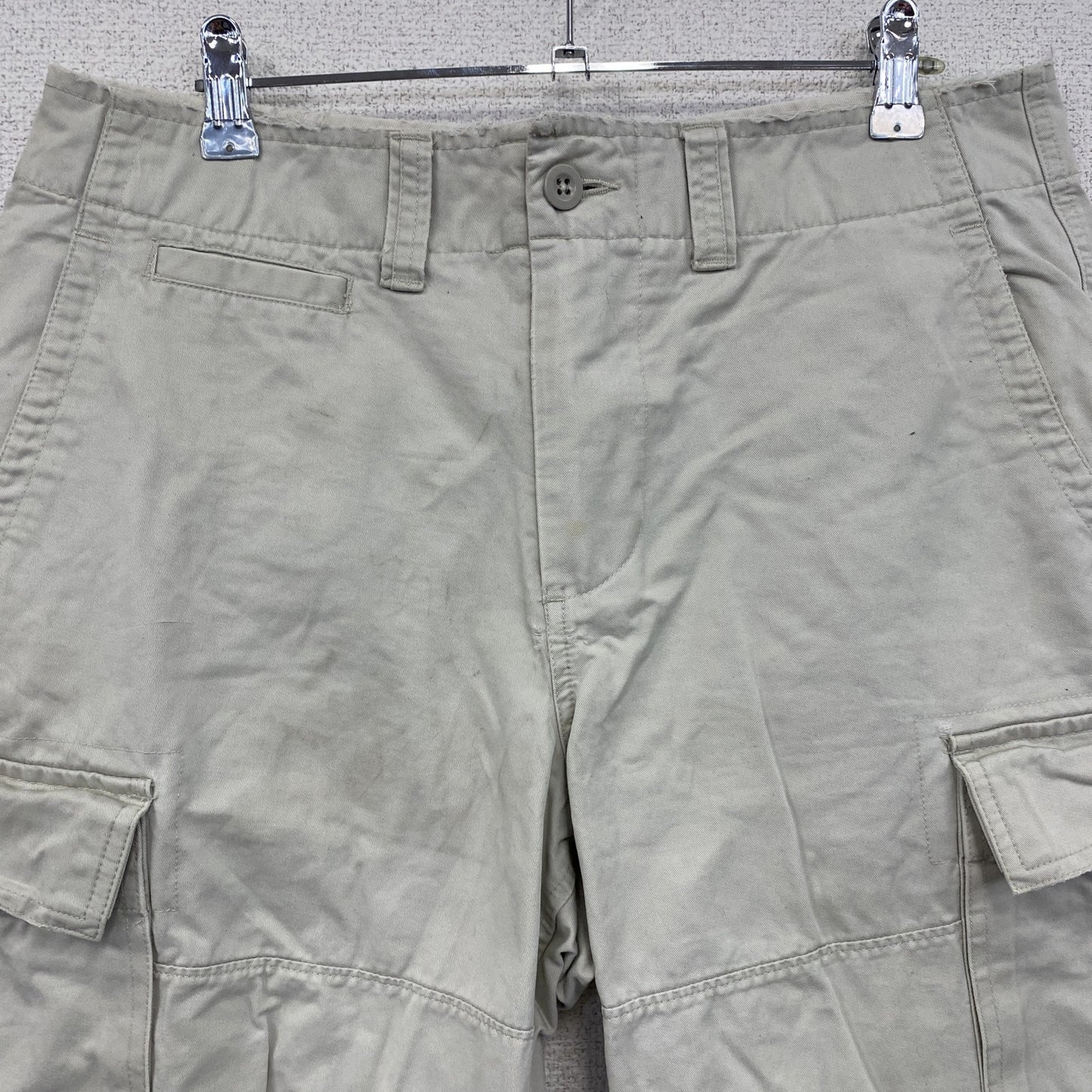 GAP　ギャップ　カーゴショートパンツ　ハーフパンツ/ショートパンツ　白　ホワイト　W31サイズ