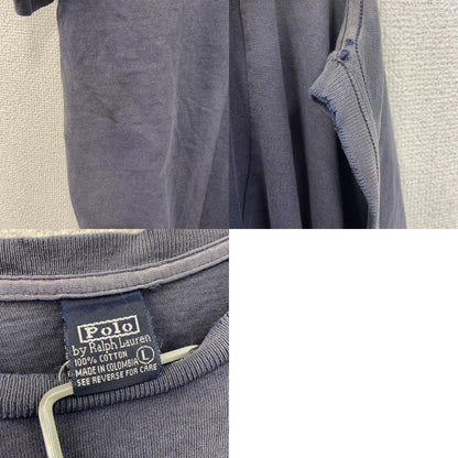 Polo by Ralph Lauan　ラルフローレン　半袖プリントTシャツ　フェード　紺　ネイビー　Lサイズ
