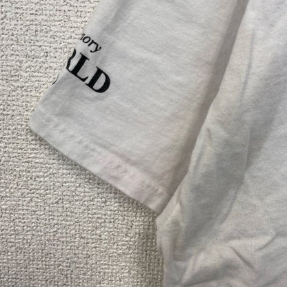 古着 used　Juice WRLD　半袖プリントTシャツ　クルーrネック　レトロ　ラッパー　白　ホワイト　XLサイズ