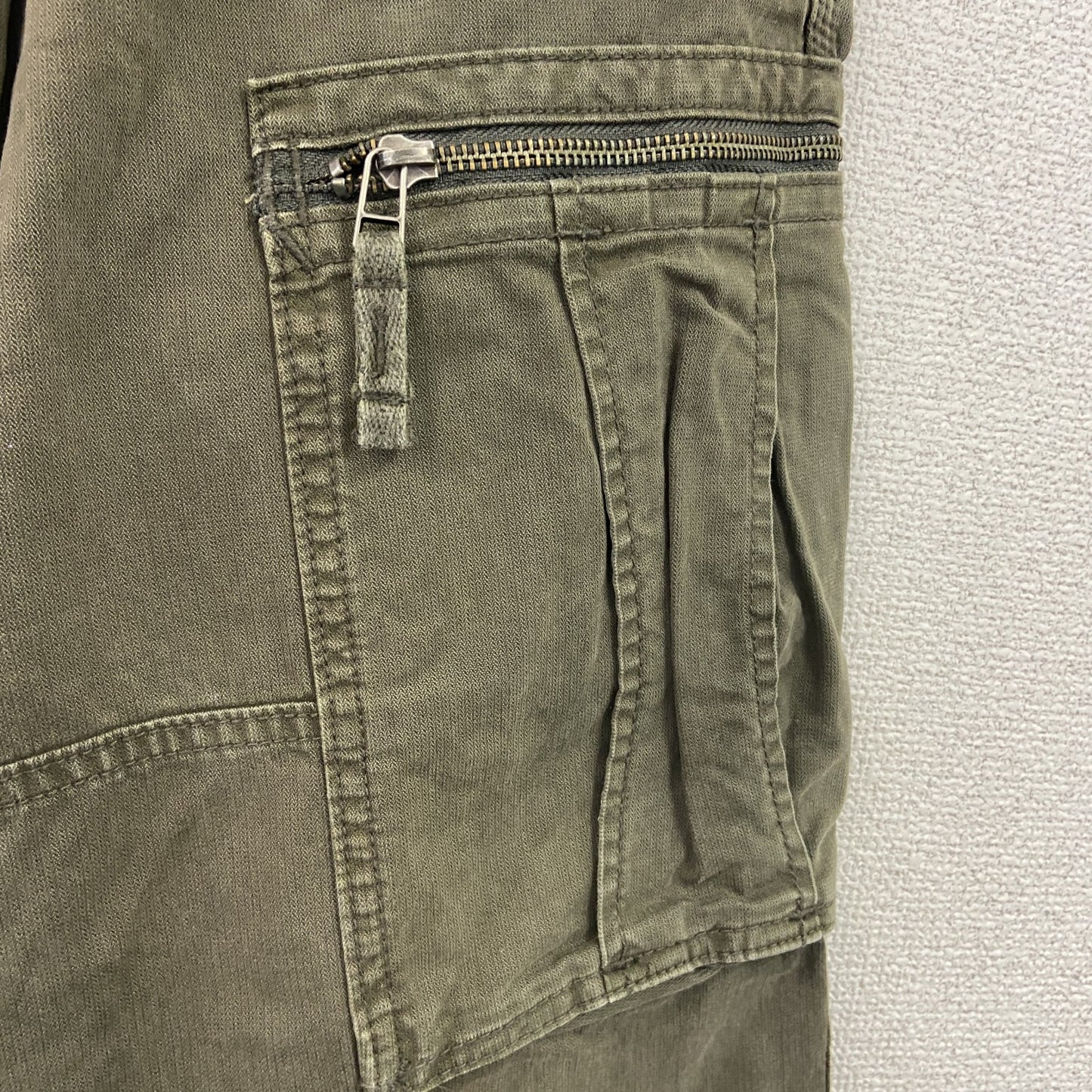 OLD UNIQLO　オールドユニクロ　ミリタリーカーゴパンツ　ジップフライ　カーキグリーン　Sサイズ