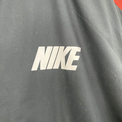 NIKE　ナイキ　トラックジャケット/ジャージ　デカロゴ　ブラック　グレー　レッド　XLサイズ