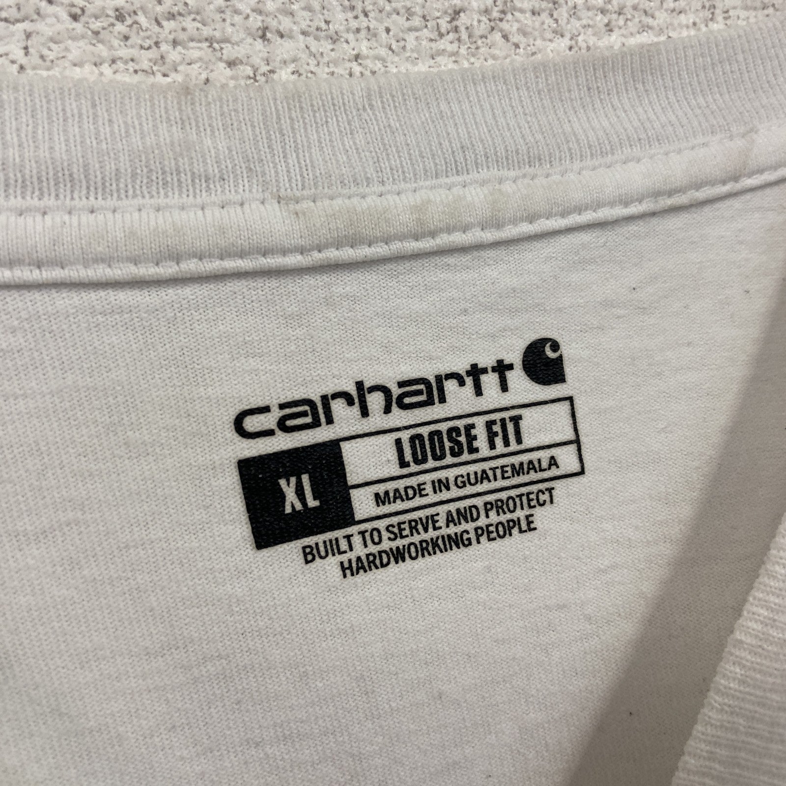 Carhart　カーハート　半袖Tシャツ　白　ホワイト　XLサイズ