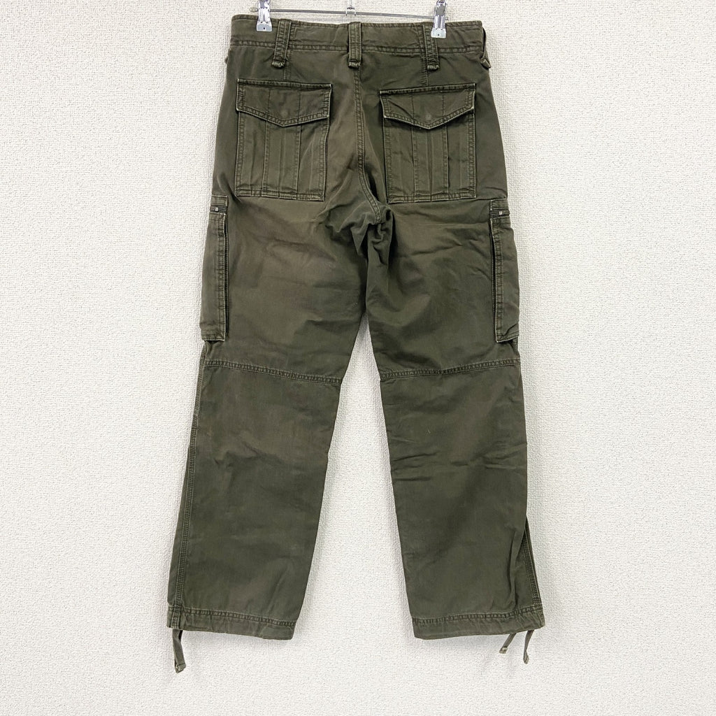 OLD UNIQLO　オールドユニクロ　ミリタリーカーゴパンツ　ジップフライ　カーキグリーン　Sサイズ