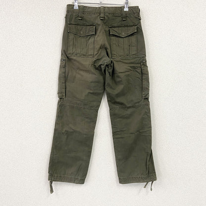 OLD UNIQLO　オールドユニクロ　ミリタリーカーゴパンツ　ジップフライ　カーキグリーン　Sサイズ