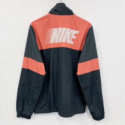 NIKE　ナイキ　トラックジャケット/ジャージ　デカロゴ　ブラック　グレー　レッド　XLサイズ