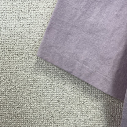 古着 used　90s　半袖プリントTシャツ　シングルステッチ　ヴィンテージ　バックプリント　クルーネック　ピンク　Lサイズ