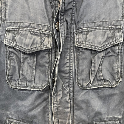 Abercrombie&Fitch　アバクロンビー&フィッチ　ミリタリージャケット　黒　ブラック　Sサイズ　