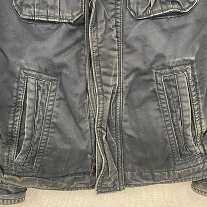 Abercrombie&Fitch　アバクロンビー&フィッチ　ミリタリージャケット　黒　ブラック　Sサイズ　