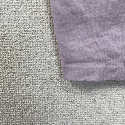 古着 used　90s　半袖プリントTシャツ　シングルステッチ　ヴィンテージ　バックプリント　クルーネック　ピンク　Lサイズ