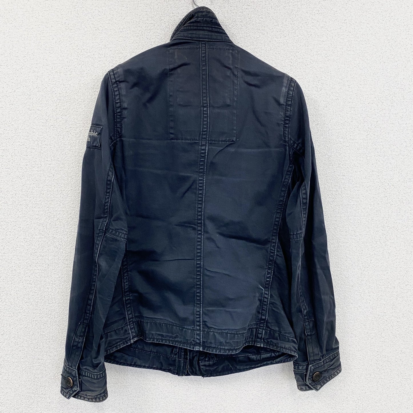 Abercrombie&Fitch　アバクロンビー&フィッチ　ミリタリージャケット　黒　ブラック　Sサイズ　
