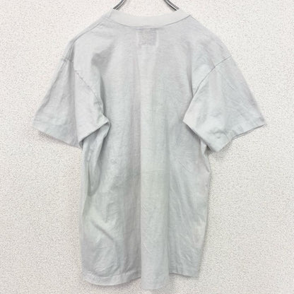 古着 used　半袖プリントTシャツ　90s　シングルステッチ　バッファロー　クルーネック　ホワイト　Sサイズ