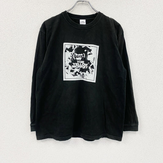 THE YELLOW MONKEY　ザ・イエローモンキー　長袖Tシャツ/ロンT　黒　ブラック　Lサイズ