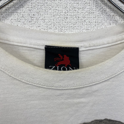 古着 used　Bob Marley　ボブ・マーリー　半袖プリントTシャツ　クルーネック　レトロ　白　ホワイト　XLサイズ
