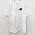 古着 used　ALL Sport　半袖プリントTシャツ　90s　シングルステッチ　クローバー　クルーネック　ホワイト　Lサイズ