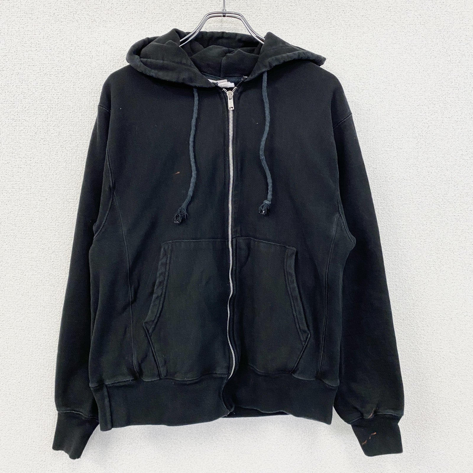 Champion　チャンピオン　リバースウィーブ　フルジップスウェットパーカー/フーディー　黒　ブラック　Mサイズ