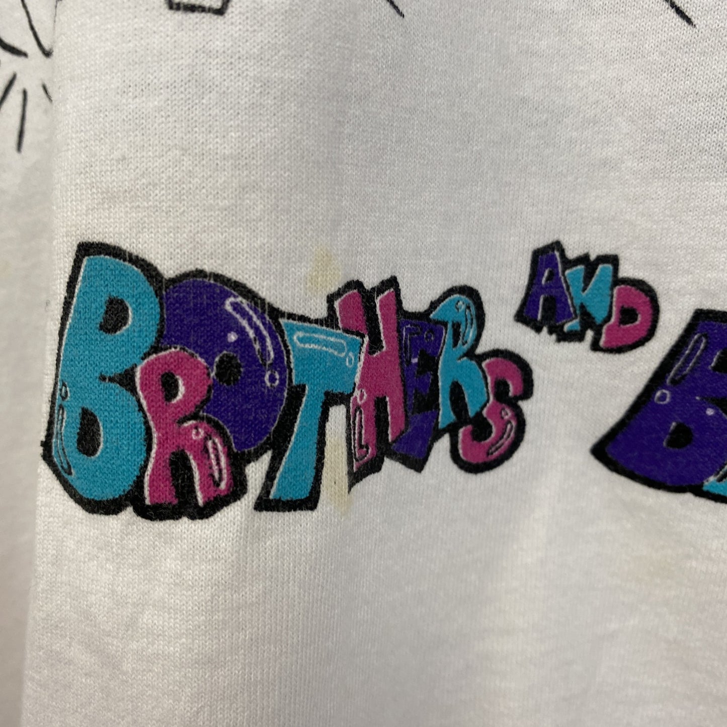 古着 used　FRUIT OF THE LOOM　半袖プリントTシャツ　クルーネック　レトロ　ボーリング　白　ホワイト　Lサイズ