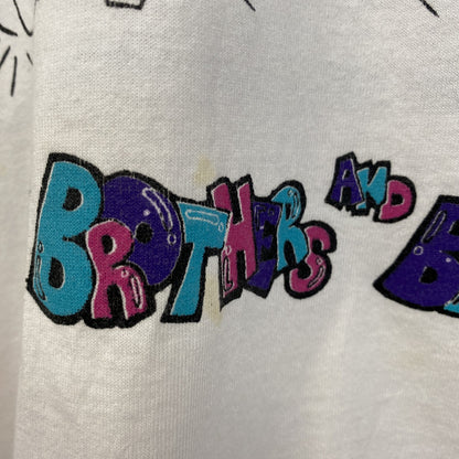 古着 used　FRUIT OF THE LOOM　半袖プリントTシャツ　クルーネック　レトロ　ボーリング　白　ホワイト　Lサイズ