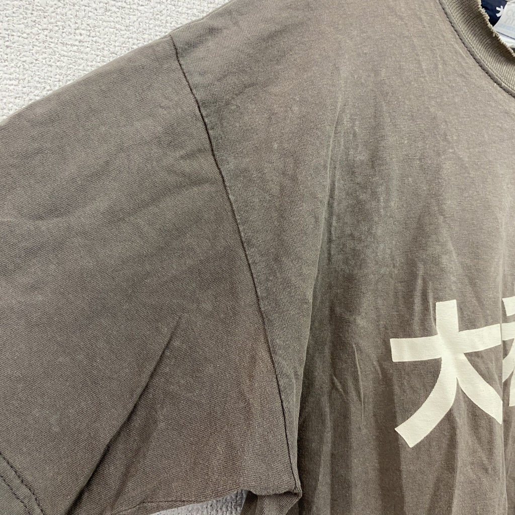 GILDAN　ギルダン　大和魂　半袖プリントTシャツ　カーキ　Lサイズ