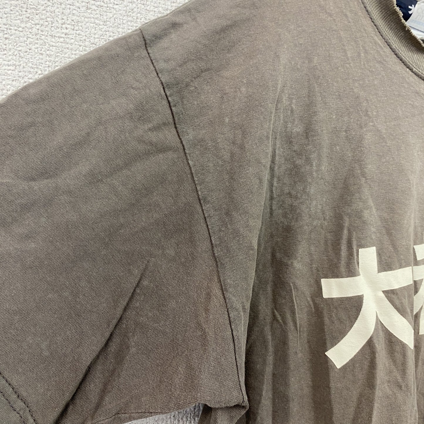 GILDAN　ギルダン　大和魂　半袖プリントTシャツ　カーキ　Lサイズ