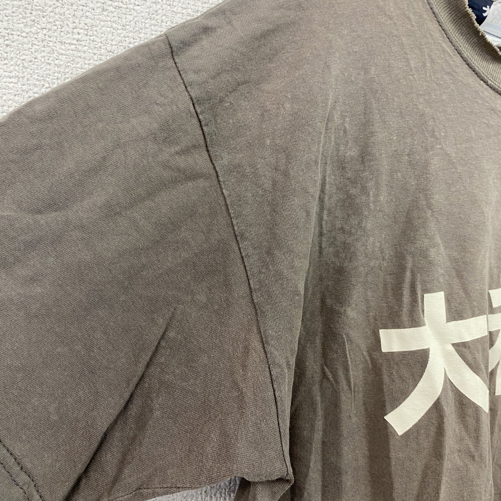 GILDAN　ギルダン　大和魂　半袖プリントTシャツ　カーキ　Lサイズ