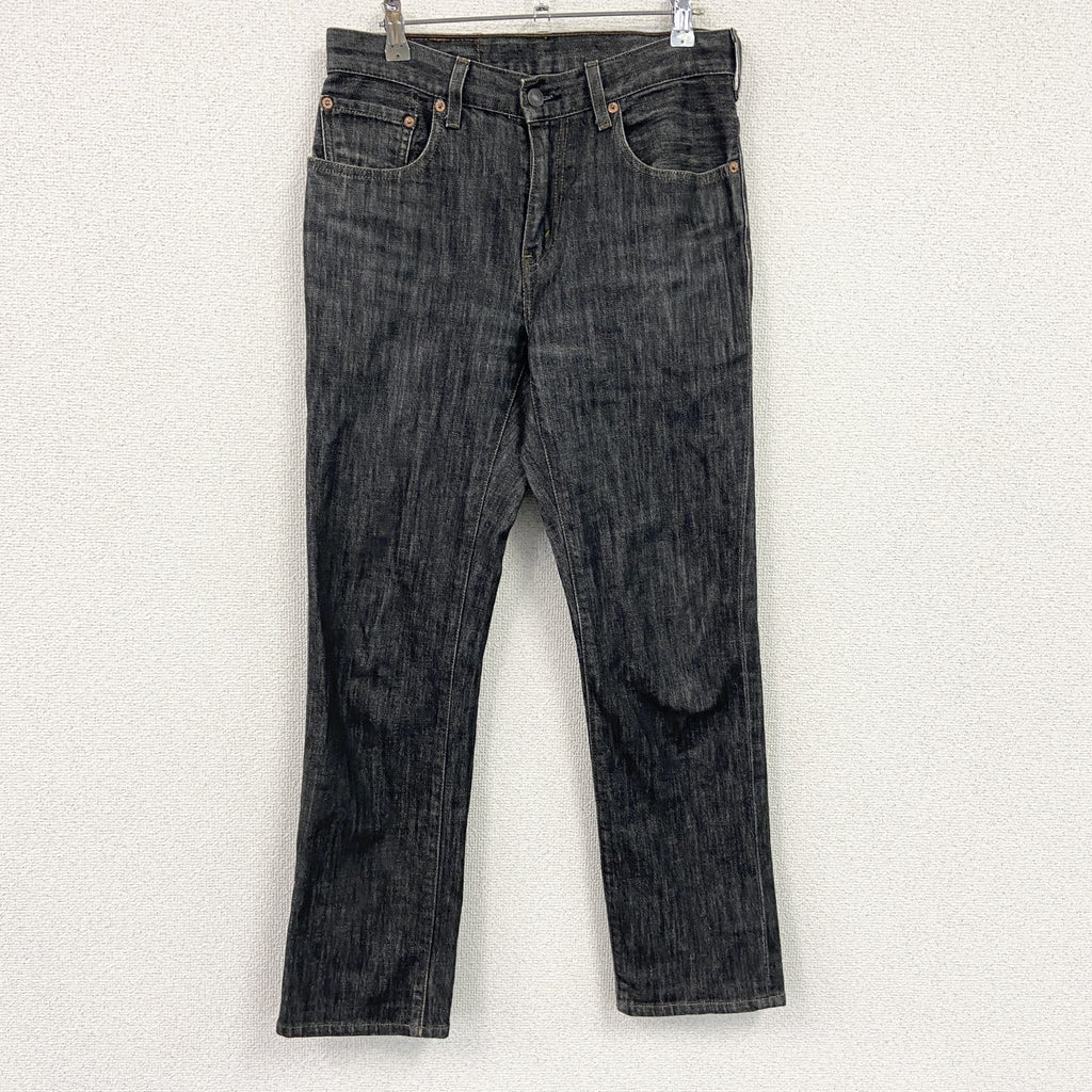 Levi's　リーバイス　505　ブラックデニムパンツ/ジーンズ　ジップフライ　インディゴ　黒　ブラック　29サイズ