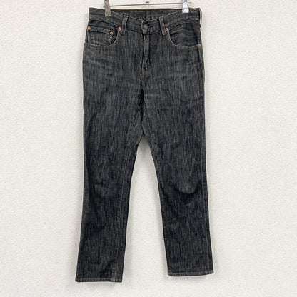 Levi's　リーバイス　505　ブラックデニムパンツ/ジーンズ　ジップフライ　インディゴ　黒　ブラック　29サイズ