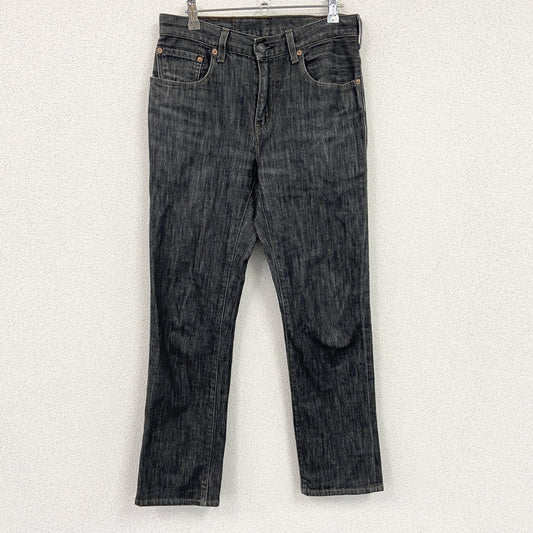 Levi's　リーバイス　505　ブラックデニムパンツ/ジーンズ　ジップフライ　インディゴ　黒　ブラック　29サイズ