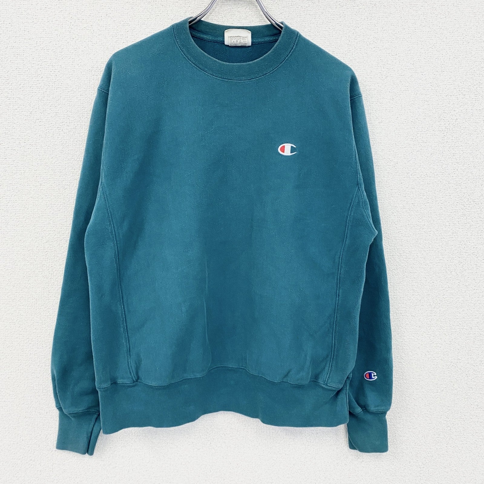 Champion　チャンピオン　リバースウィーブ　スウェット/トレーナー　ターコイズブルー　Mサイズ