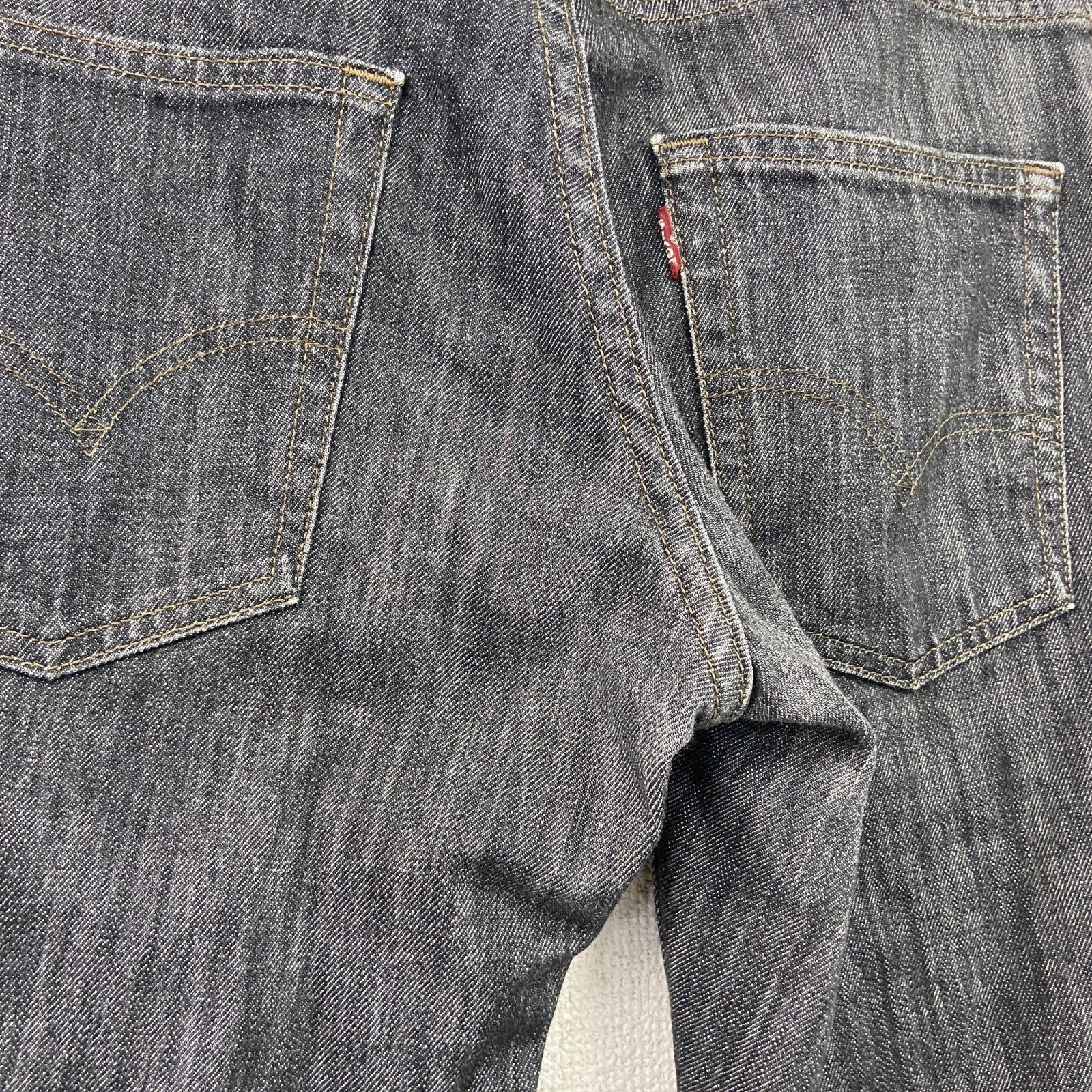 Levi's　リーバイス　505　ブラックデニムパンツ/ジーンズ　ジップフライ　インディゴ　黒　ブラック　29サイズ