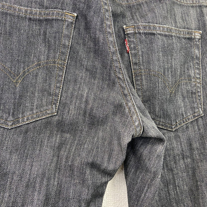 Levi's　リーバイス　505　ブラックデニムパンツ/ジーンズ　ジップフライ　インディゴ　黒　ブラック　29サイズ
