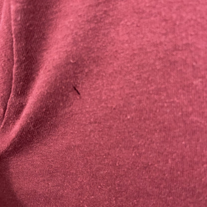 古着 used　半袖プリントTシャツ　90s　十字架　鳩　赤　レッド　シングルステッチ　春夏服　レトロデザイン　Lサイズ