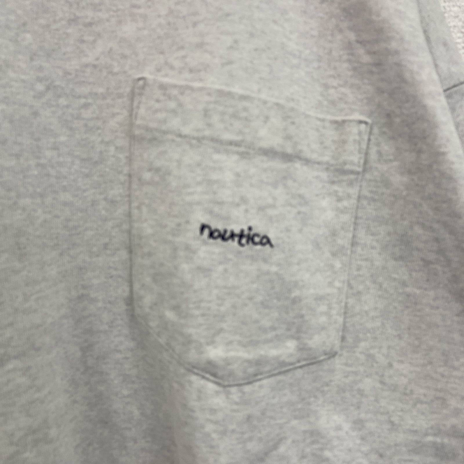 ～90s　NAAUTICA　ノーティカ　半袖Tシャツ　ヴィンテージ　霜降りグレー　Lサイズ　