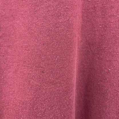 古着 used　半袖プリントTシャツ　90s　十字架　鳩　赤　レッド　シングルステッチ　春夏服　レトロデザイン　Lサイズ