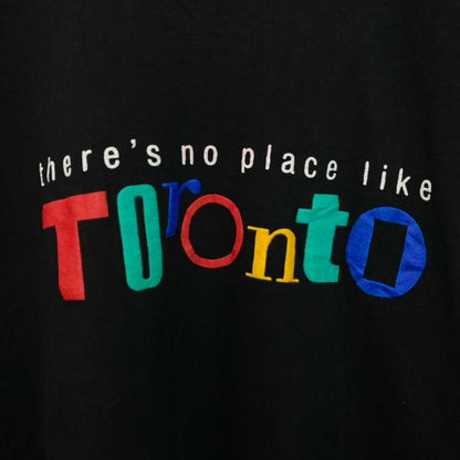 古着 used　Hanes　ヘインズ　半袖プリントTシャツ　シングルステッチ　アルファベット　クルーネック　ブラック