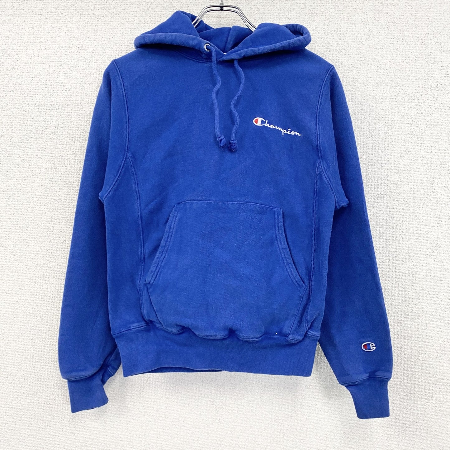 Champion　チャンピオン　リバースウィーブ　スウェットパーカー/フーディー　青　ブルー　XSサイズ