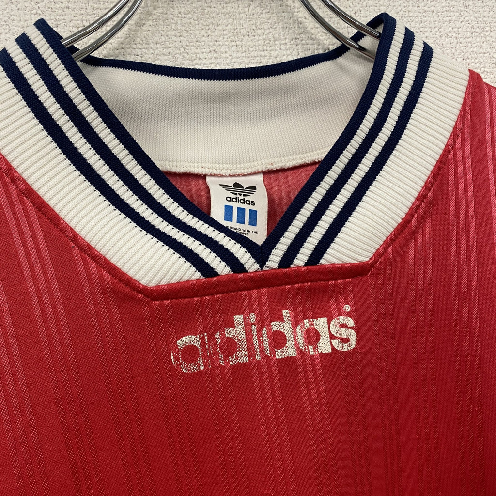 adidas　アディダス　長袖Tシャツ/ロンT　ユニフォーム　赤　レッド